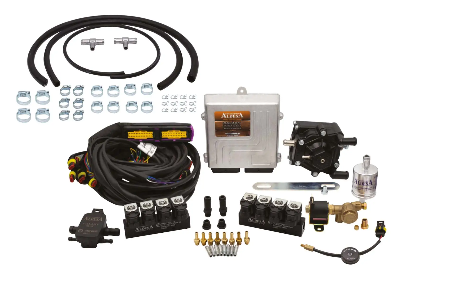 GALAKSİ PRO OBDII 8 Silindirli-Mini Kit Hortum Setleri ile